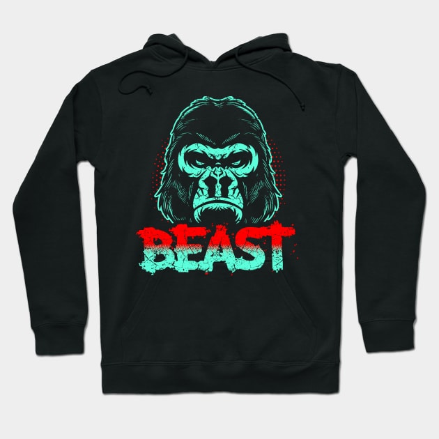 Gorilla Beast Hoodie by Mila46